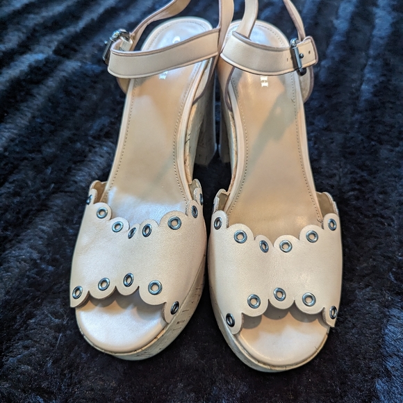 EUC Coach Platform Heels April size 9.5 Beechwood - Picture 5 of 8